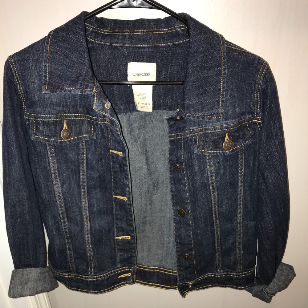 dark wash jean jacket